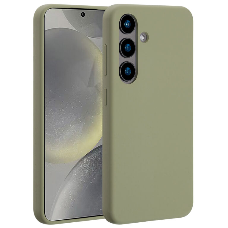 Accezz Liquid Silicone Backcover met MagSafe Samsung Galaxy S24 - Cooper Green - Afbeelding 10