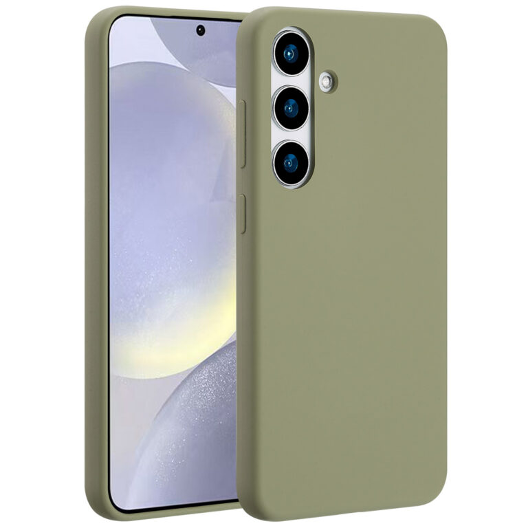 Accezz Liquid Silicone Backcover met MagSafe Samsung Galaxy S24 Plus - Cooper Green - Afbeelding 10