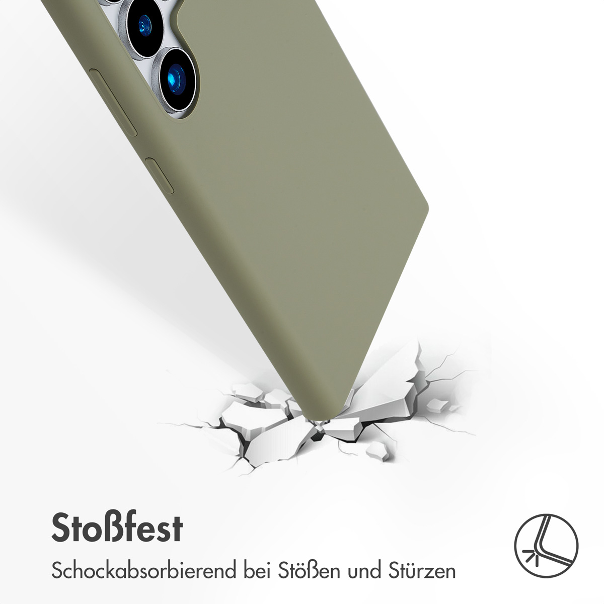 Accezz Liquid Silicone Backcover met MagSafe Samsung Galaxy S24 Ultra - Cooper Green - Afbeelding 9