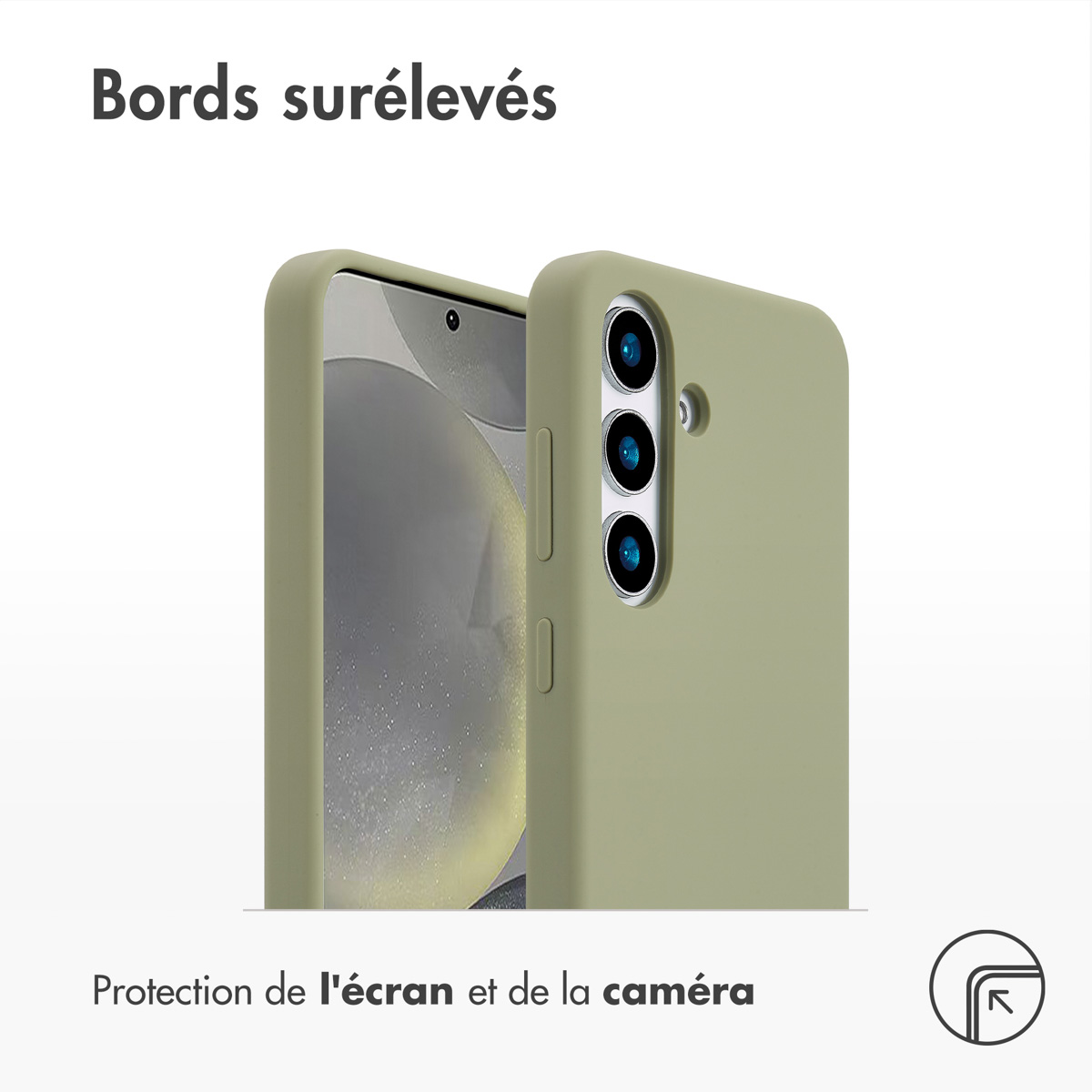 Accezz Liquid Silicone Backcover met MagSafe Samsung Galaxy S25 - Cooper Green - Afbeelding 5