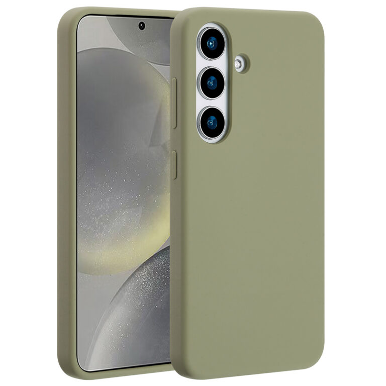 Accezz Liquid Silicone Backcover met MagSafe Samsung Galaxy S25 - Cooper Green - Afbeelding 10
