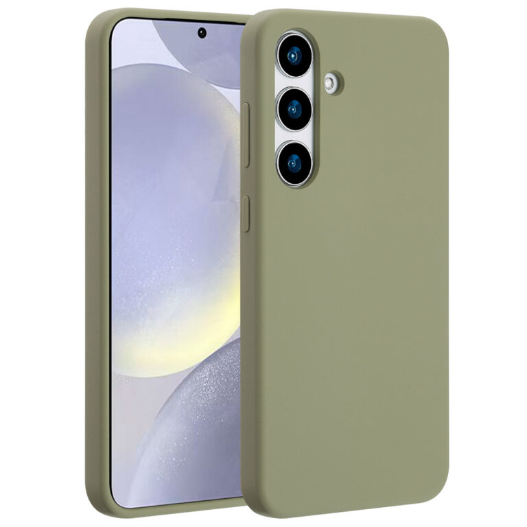 Accezz Liquid Silicone Backcover met MagSafe Samsung Galaxy S25 Plus - Cooper Green - Afbeelding 10