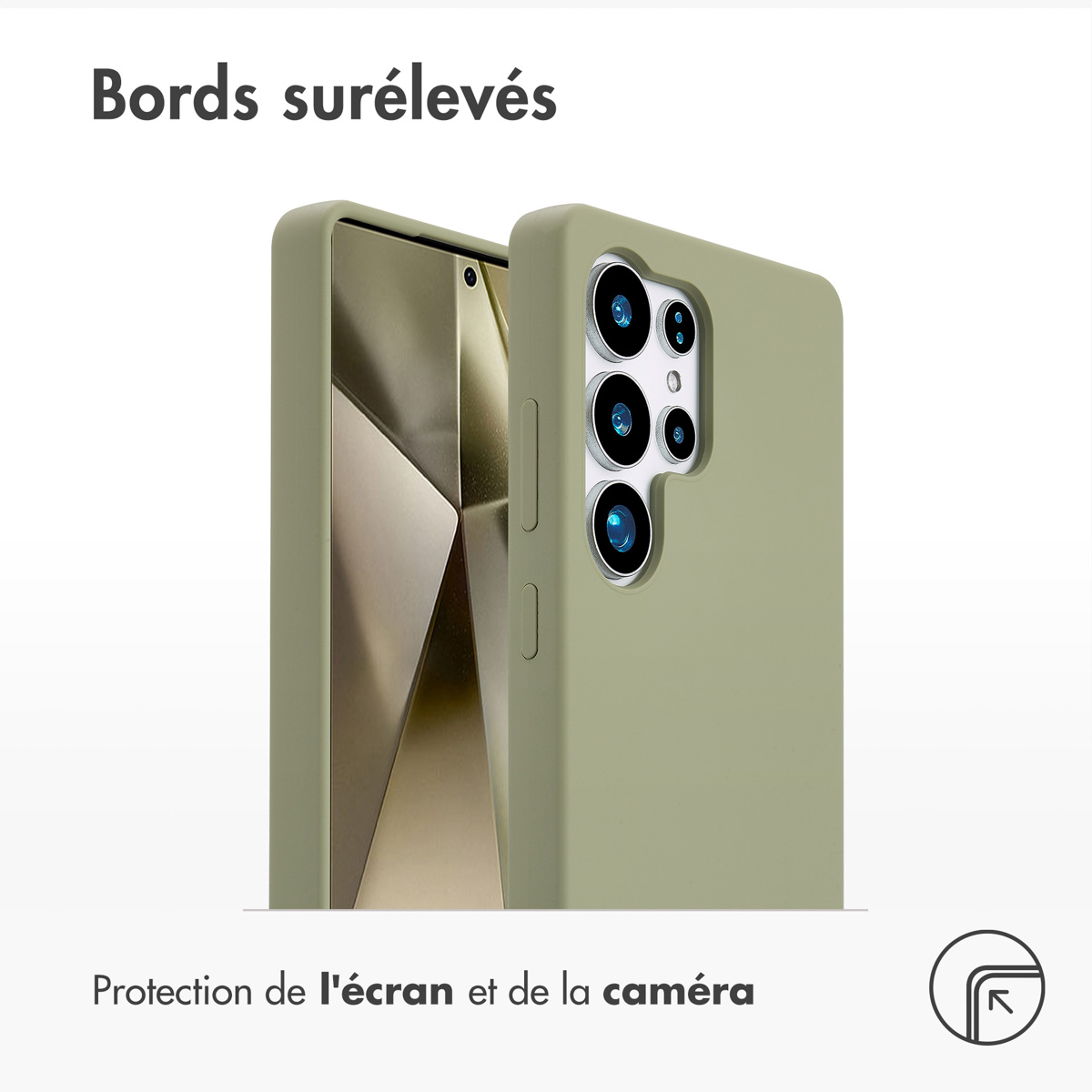 Accezz Liquid Silicone Backcover met MagSafe Samsung Galaxy S25 Ultra - Cooper Green - Afbeelding 6