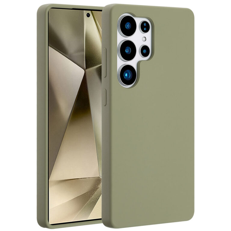 Accezz Liquid Silicone Backcover met MagSafe Samsung Galaxy S25 Ultra - Cooper Green - Afbeelding 10