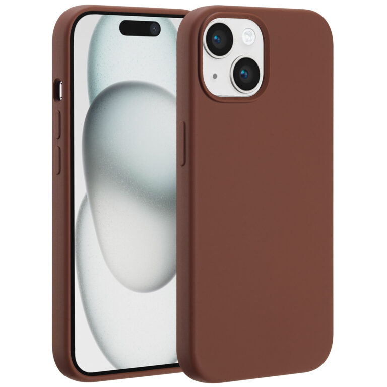 Accezz Liquid Silicone Backcover met MagSafe Apple iPhone 15 - New Tea Brown - Afbeelding 10