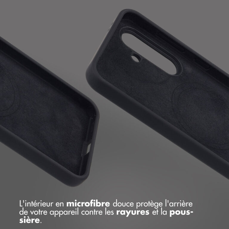 Accezz Liquid Silicone Backcover met MagSafe Samsung Galaxy A36 / A56 - Zwart - Afbeelding 9