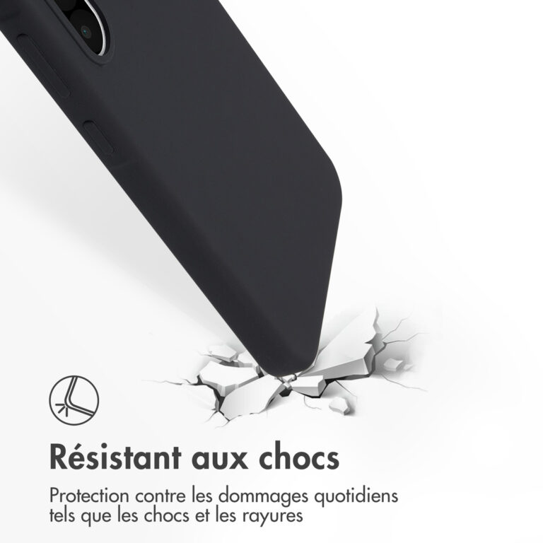 Accezz Liquid Silicone Backcover met MagSafe Samsung Galaxy A36 / A56 - Zwart - Afbeelding 7