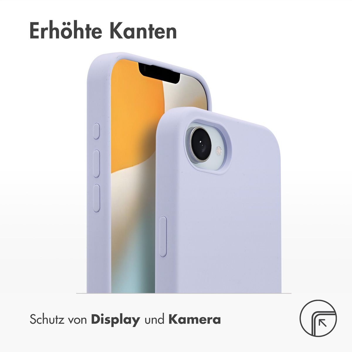 Accezz Liquid Silicone Backcover met MagSafe Apple iPhone 16e - Paars - Afbeelding 8