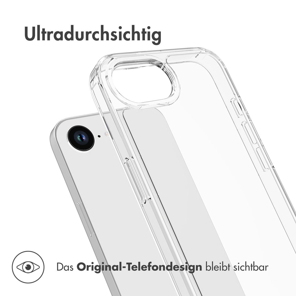 Accezz Xtreme Impact Backcover Apple iPhone 16e - Transparant - Afbeelding 10