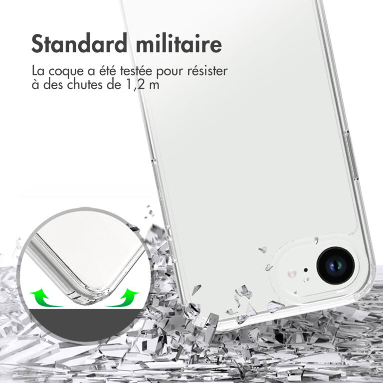 Accezz Xtreme Impact Backcover Apple iPhone 16e - Transparant - Afbeelding 10