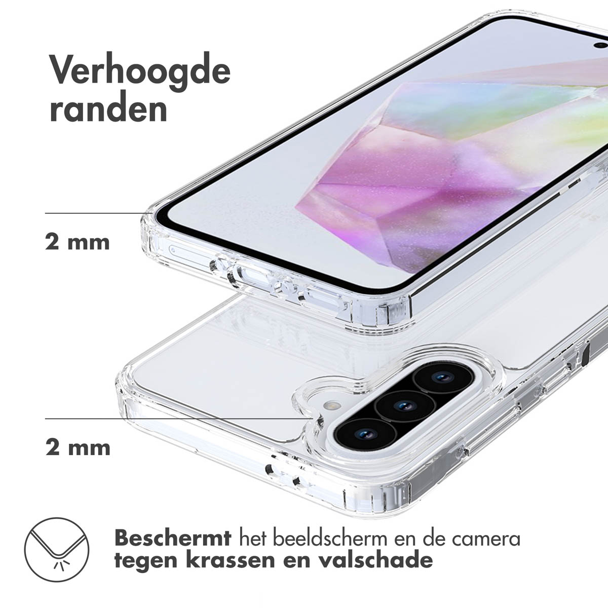 Accezz Xtreme Impact Backcover Samsung Galaxy A36 - Transparant - Afbeelding 7