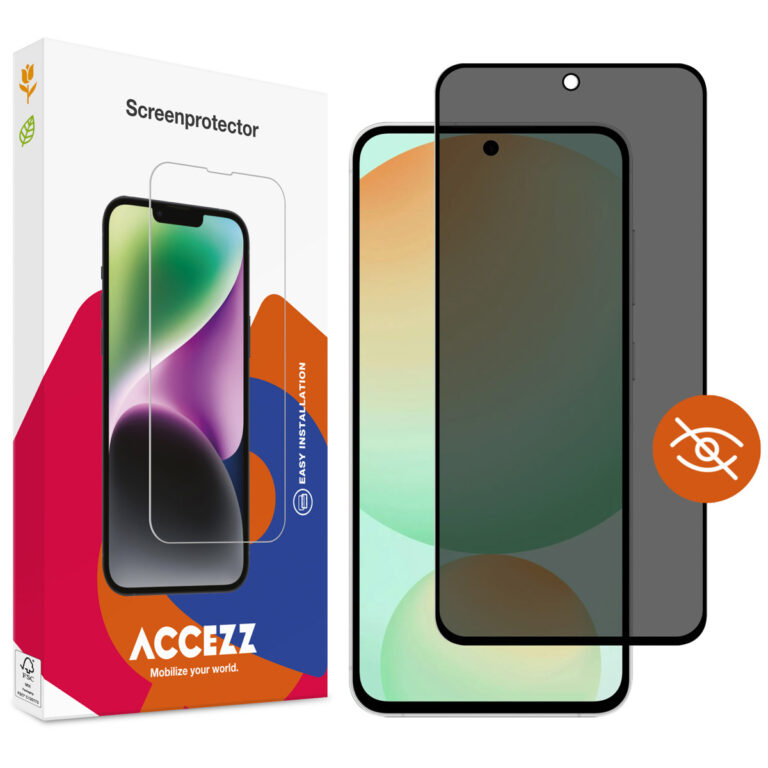 Accezz Gehard Glas Privacy Screenprotector Samsung Galaxy A36 / A56 / S24 FE - Afbeelding 10