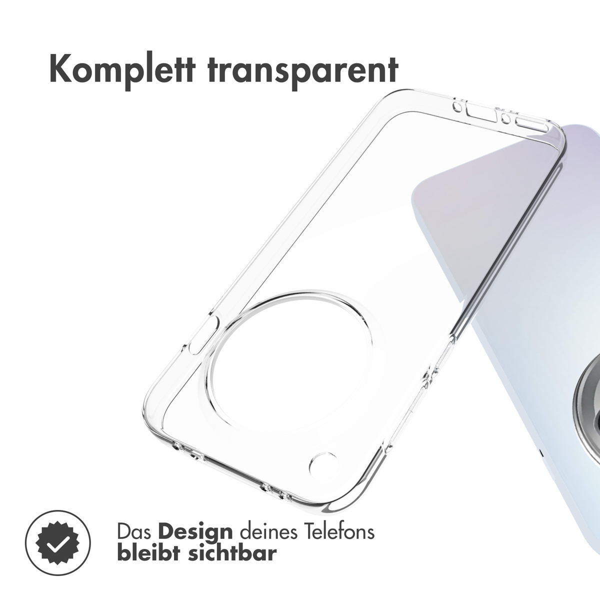 Accezz Clear Backcover Oppo Find X8 Pro - Transparant - Afbeelding 4