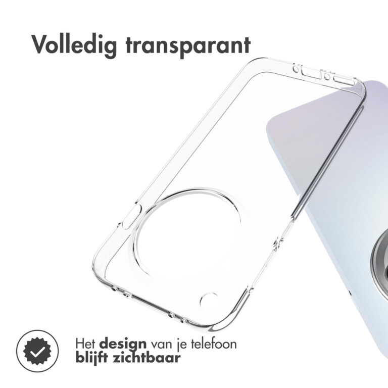 Accezz Clear Backcover Oppo Find X8 Pro - Transparant - Afbeelding 5