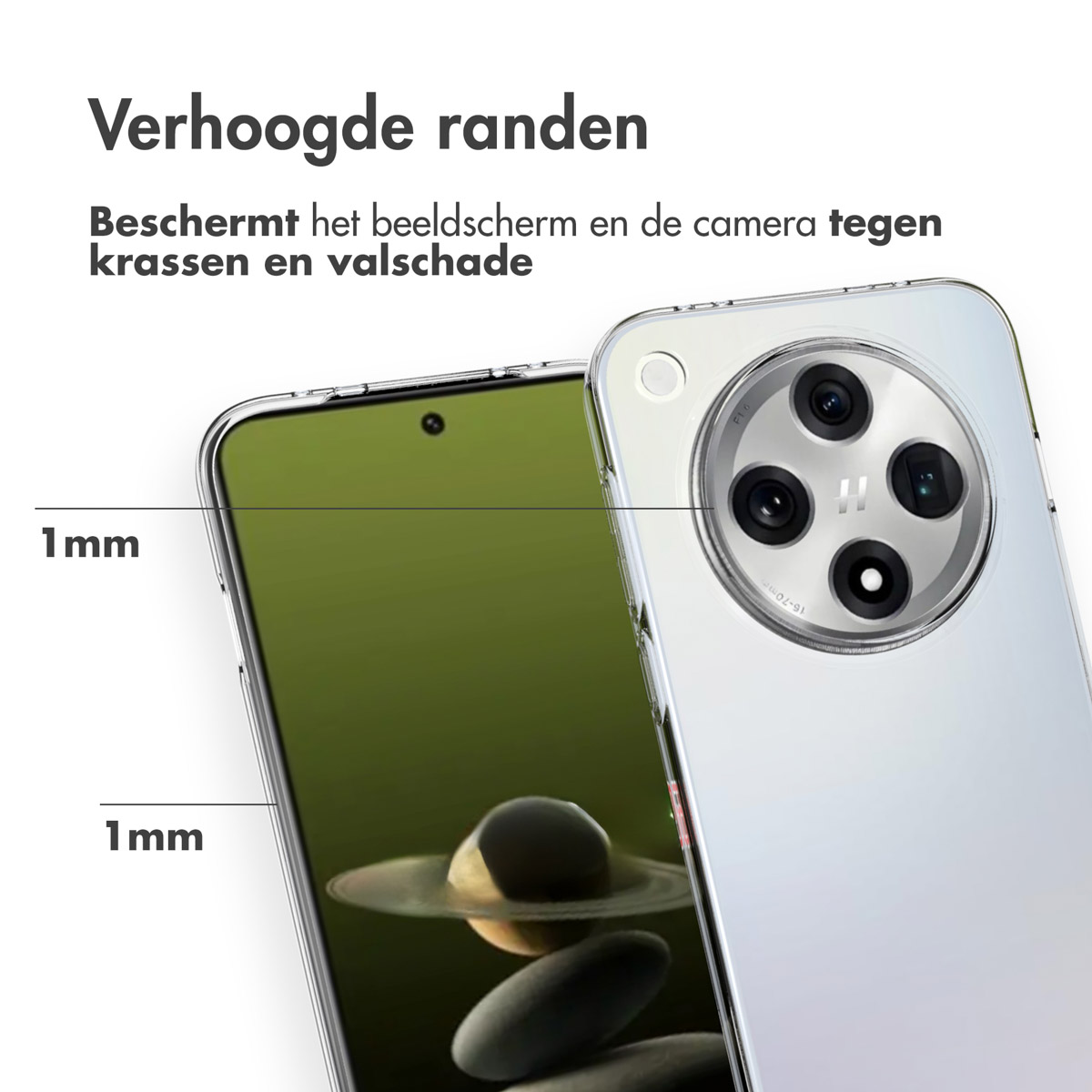 Accezz Clear Backcover Oppo Find X8 Pro - Transparant - Afbeelding 9