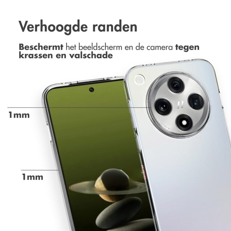 Accezz Clear Backcover Oppo Find X8 Pro - Transparant - Afbeelding 4
