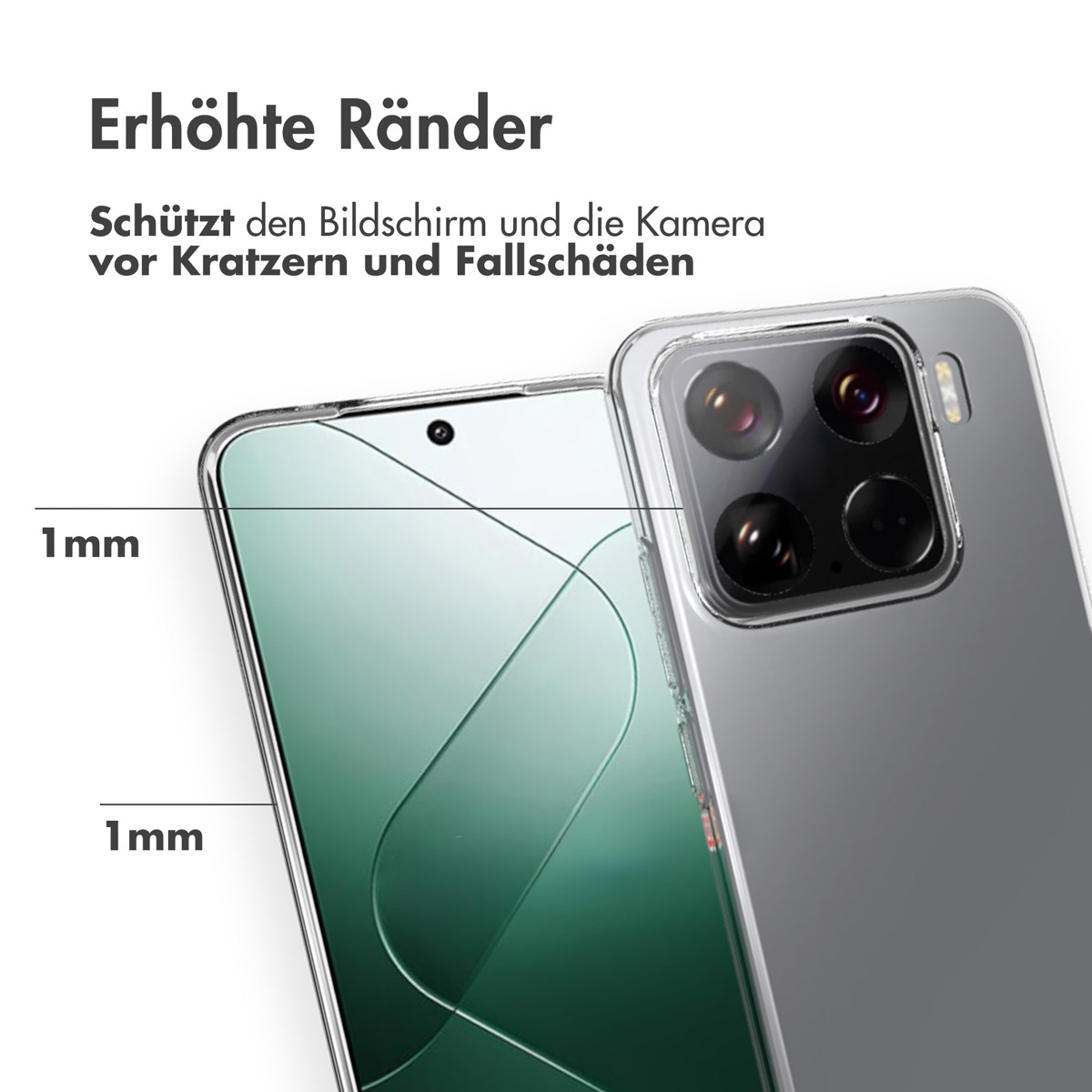 Accezz Clear Backcover Xiaomi 15 - Transparant - Afbeelding 10