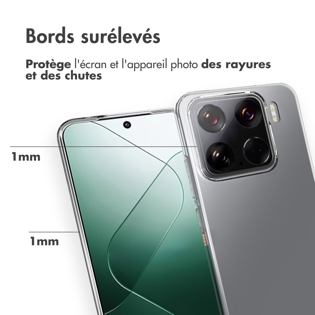 Accezz Clear Backcover Xiaomi 15 - Transparant - Afbeelding 7