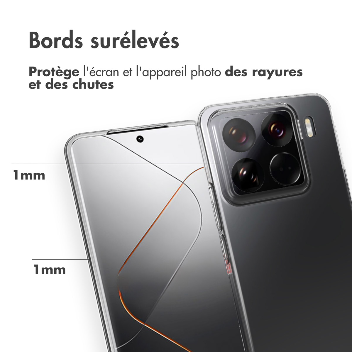 Accezz Clear Backcover Xiaomi 15 Pro - Transparant - Afbeelding 8