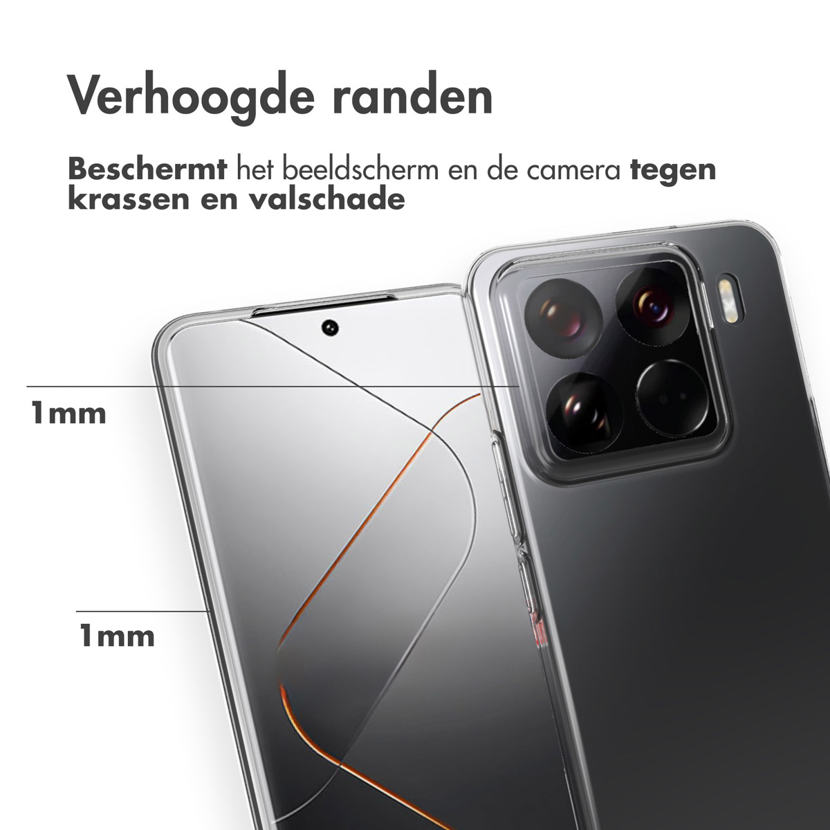 Accezz Clear Backcover Xiaomi 15 Pro - Transparant - Afbeelding 9