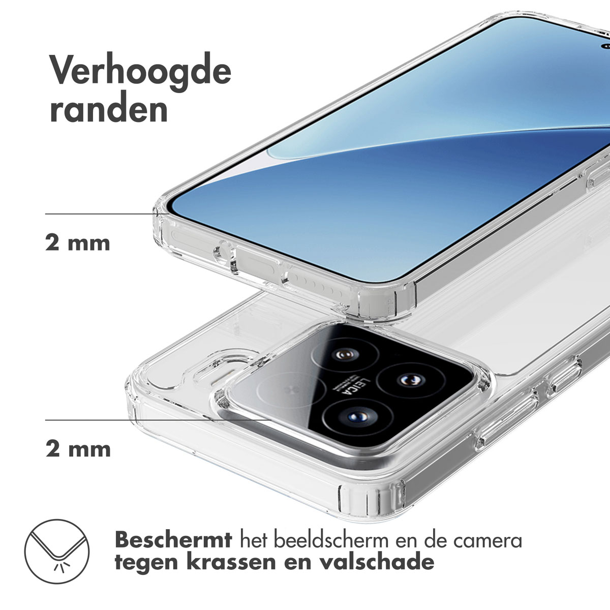 Accezz Xtreme Impact Backcover Xiaomi 15 - Transparant - Afbeelding 5