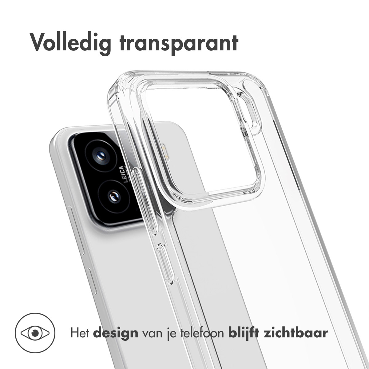 Accezz Xtreme Impact Backcover Xiaomi 15 - Transparant - Afbeelding 4