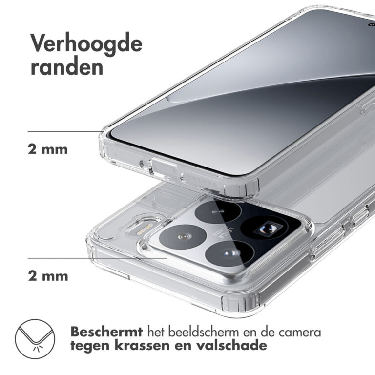 Accezz Xtreme Impact Backcover Xiaomi 15 Pro - Transparant - Afbeelding 5