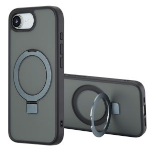 Accezz Ring Stand Backcover met MagSafe Apple iPhone 16e - Zwart