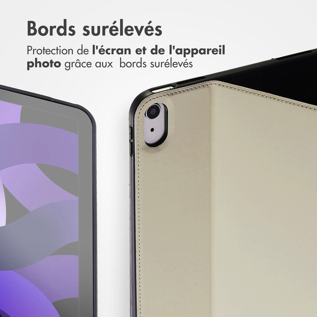 Accezz Classic Tablet Case Apple iPad 11 (2025) 11 inch A16 / iPad 10 (2022) 10.9 inch - Greige - Afbeelding 9