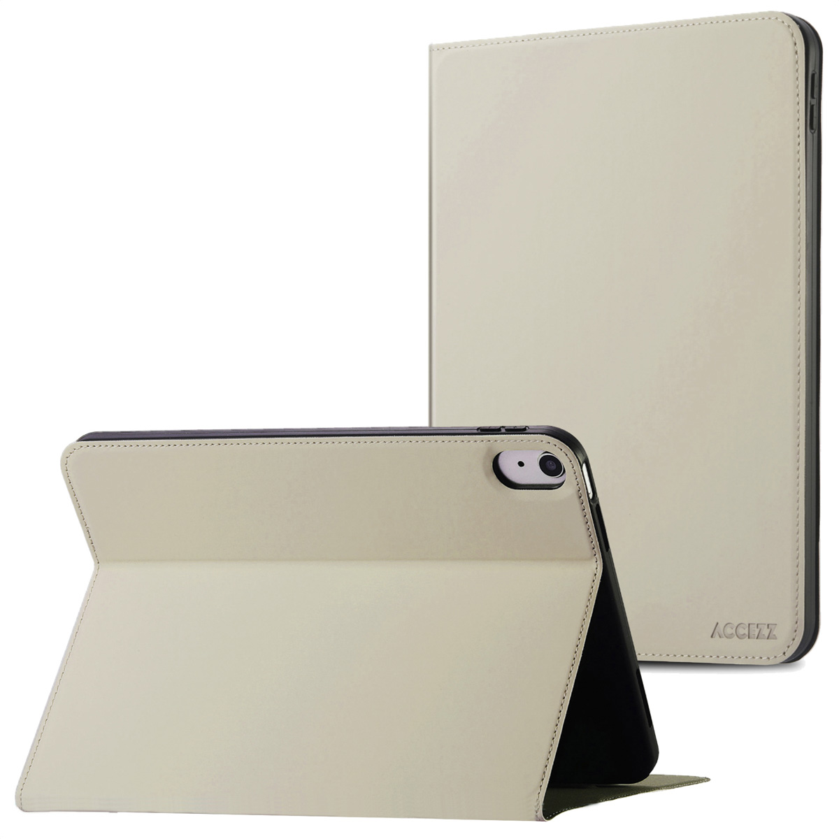 Accezz Classic Tablet Case Apple iPad 11 (2025) 11 inch A16 / iPad 10 (2022) 10.9 inch - Greige - Afbeelding 4