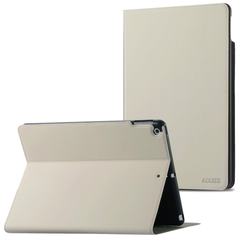 Accezz Classic Tablet Case Apple iPad 9 (2021) 10.2 inch / iPad 8 (2020) 10.2 inch / iPad 7 (2019) 10.2 inch - Greige - Afbeelding 7