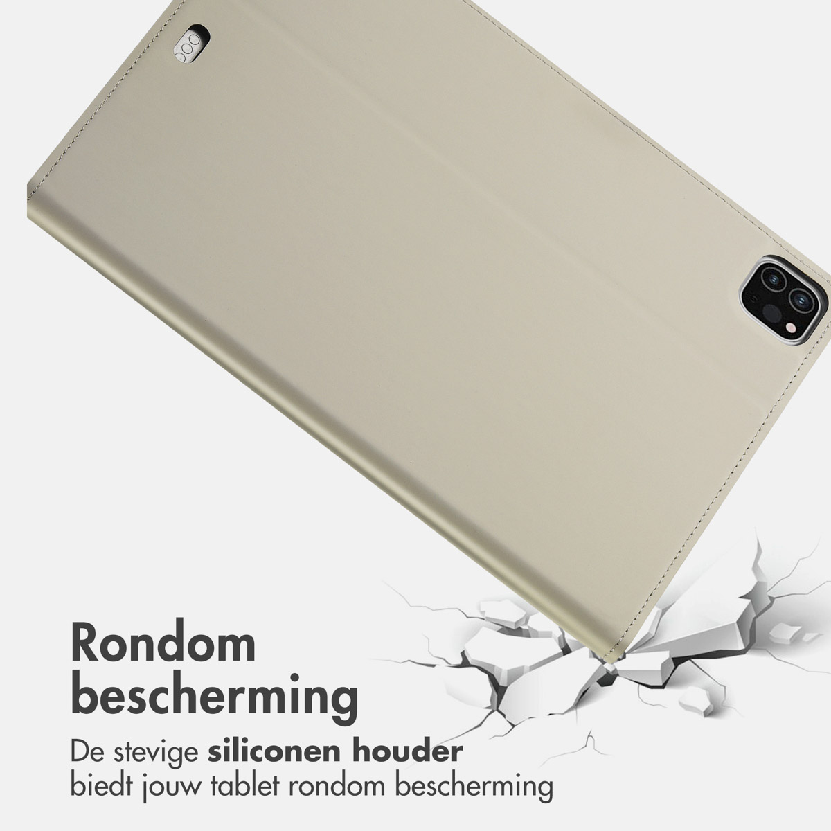 Accezz Classic Tablet Case Apple iPad Pro 11 (2018/2020/2021/2022) / Air 5 (2022) / Air 4 (2020) - Greige - Afbeelding 10