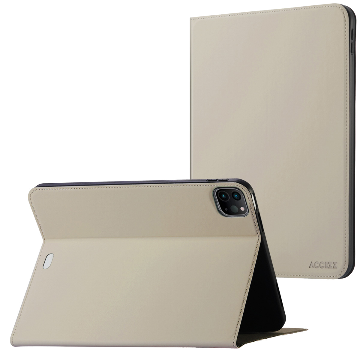 Accezz Classic Tablet Case Apple iPad Pro 11 (2018/2020/2021/2022) / Air 5 (2022) / Air 4 (2020) - Greige - Afbeelding 3