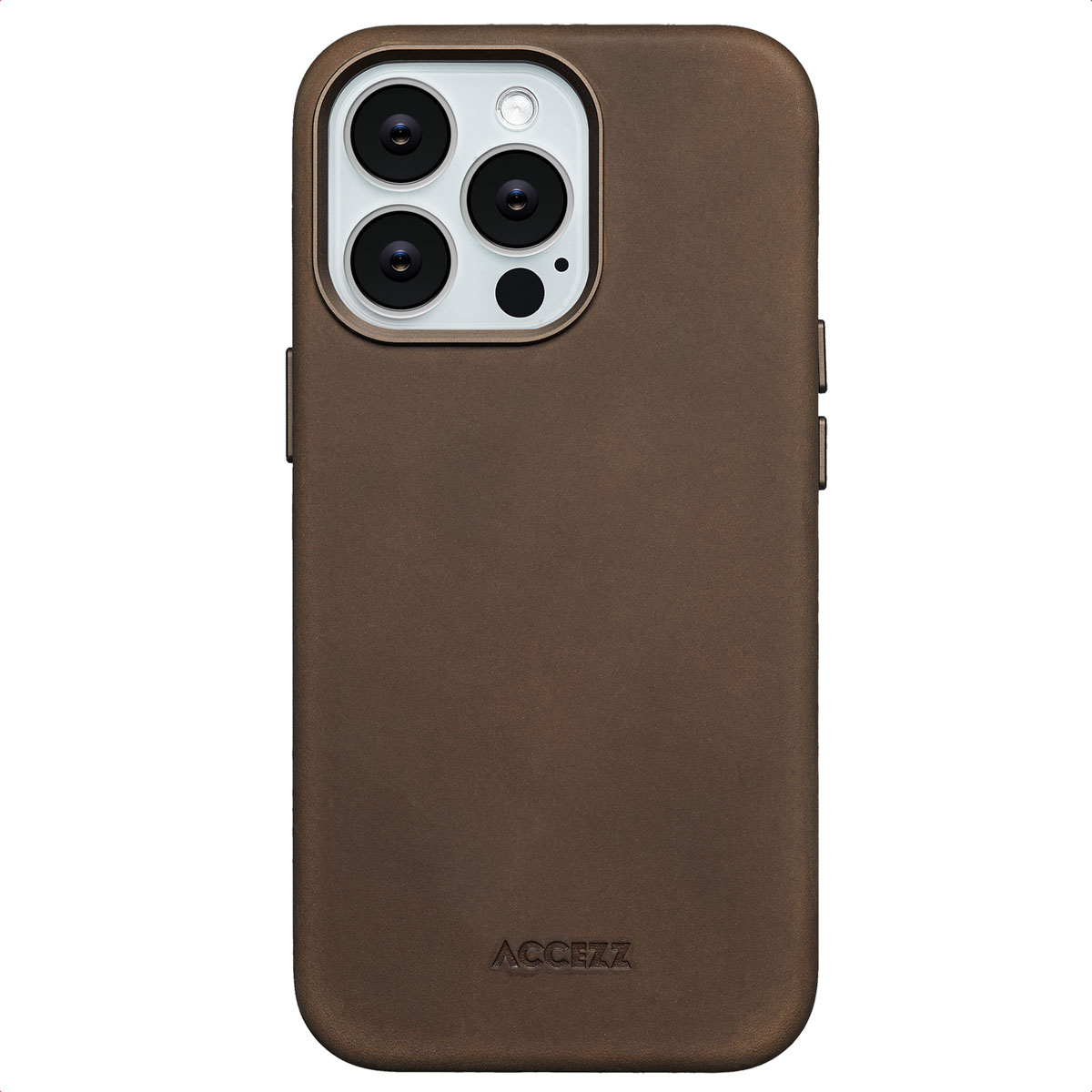 Accezz Vintage Leather Magsafe Backcover Apple iPhone 13 Pro – Rustic Brown