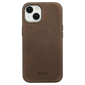 Accezz Vintage Leather Magsafe Backcover Apple iPhone 14 - Rustic Brown