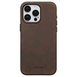 Accezz Vintage Leather Magsafe Backcover Apple iPhone 15 Pro Max - Rustic Brown