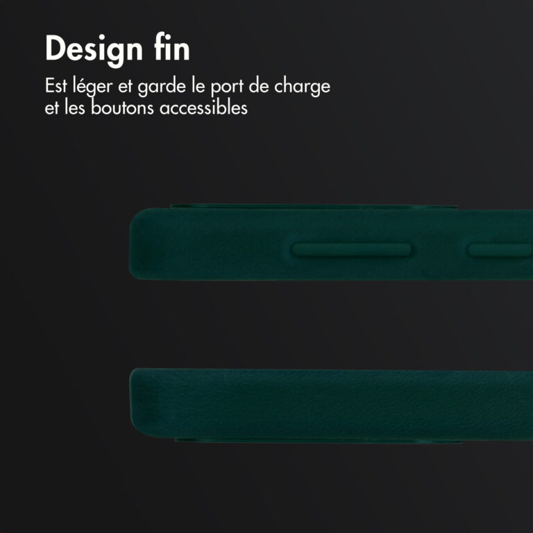 Accezz Vintage Leather Magsafe Backcover Samsung Galaxy S24 / S25 - Smokey Green - Afbeelding 9