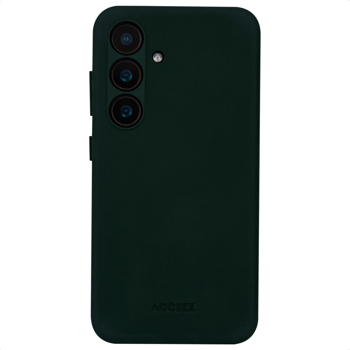 Accezz Vintage Leather Magsafe Backcover Samsung Galaxy S24 / S25 – Smokey Green