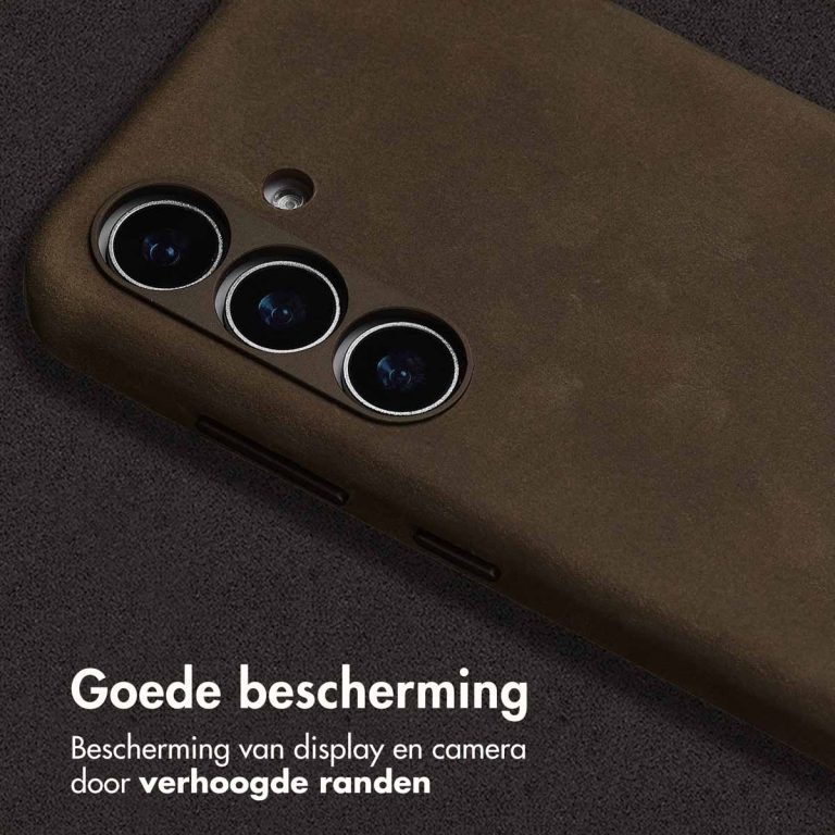 Accezz Vintage Leather Magsafe Backcover Samsung Galaxy S24 / S25 - Rustic Brown - Afbeelding 8