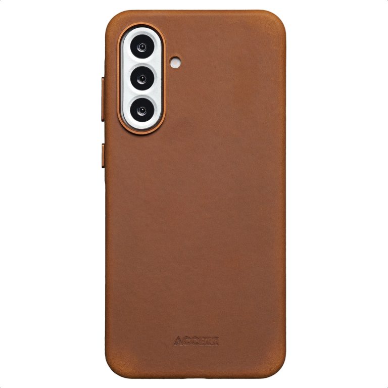 Accezz Vintage Leather Magsafe Backcover Samsung Galaxy A56 - Tabacco Cognac - Afbeelding 10