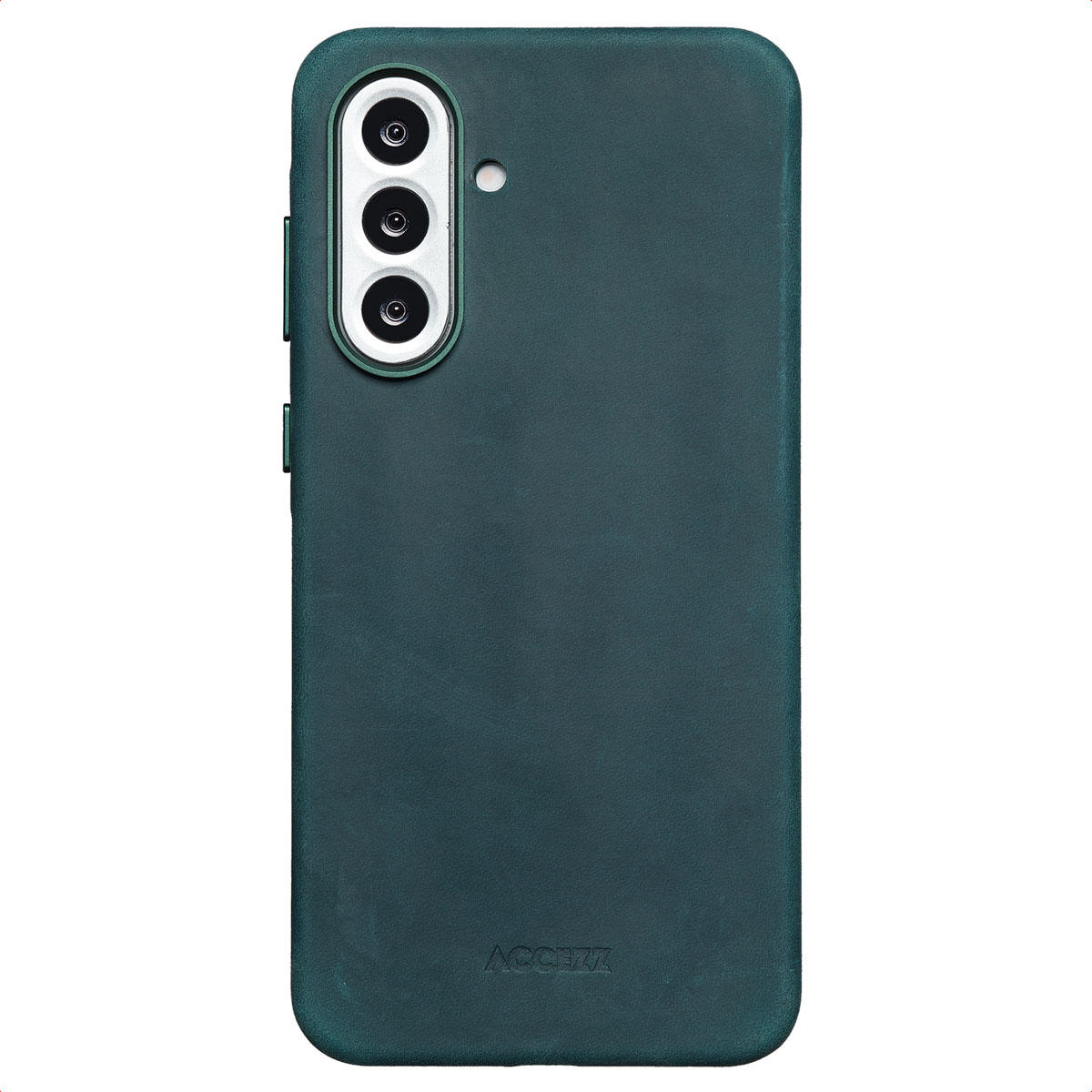 Accezz Vintage Leather Magsafe Backcover Samsung Galaxy A56 – Smokey Green