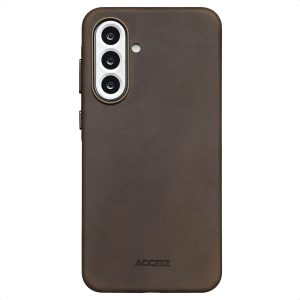 Accezz Vintage Leather Magsafe Backcover Samsung Galaxy A56 - Rustic Brown