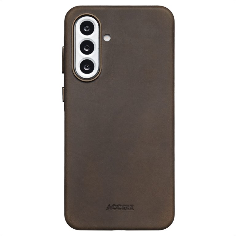 Accezz Vintage Leather Magsafe Backcover Samsung Galaxy A56 - Rustic Brown - Afbeelding 4