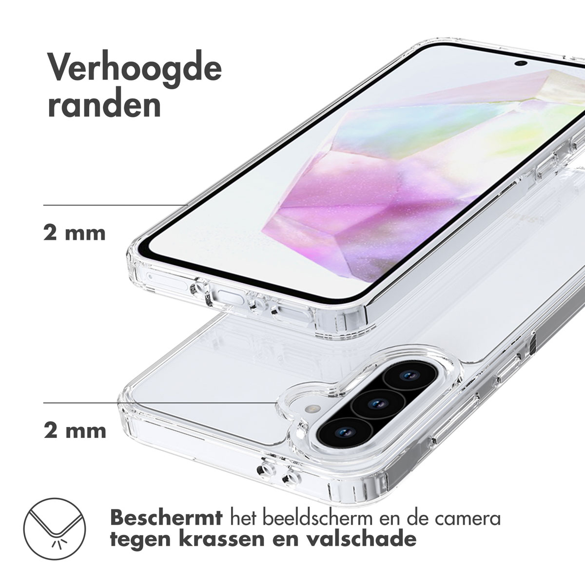 Accezz Xtreme Impact Backcover Samsung Galaxy A56 - Transparant - Afbeelding 7