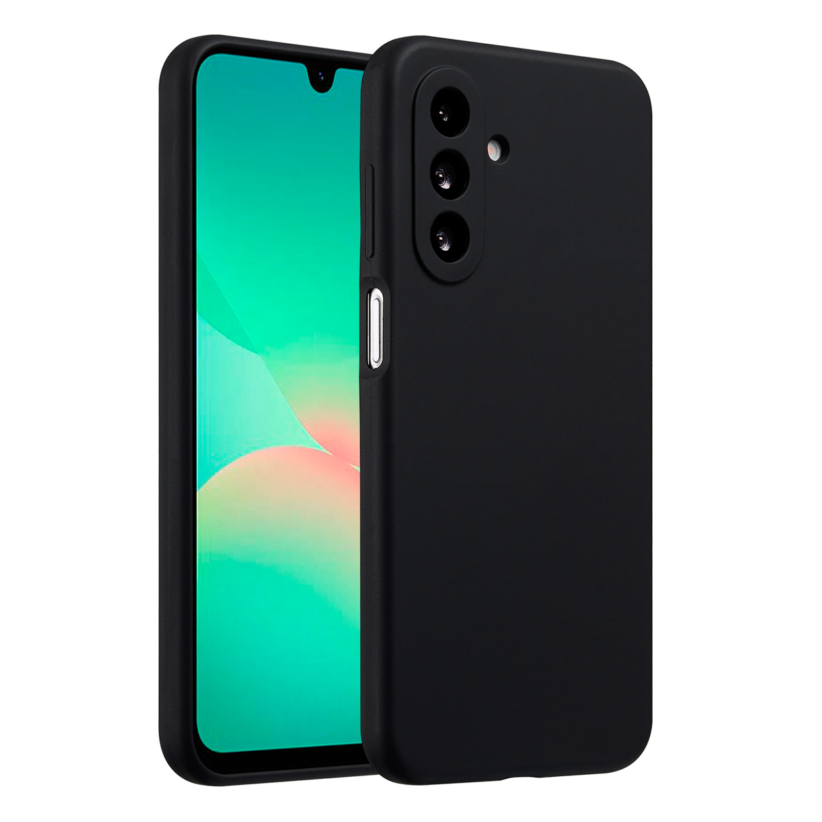 Accezz Liquid Silicone Backcover Samsung Galaxy A26 – Zwart