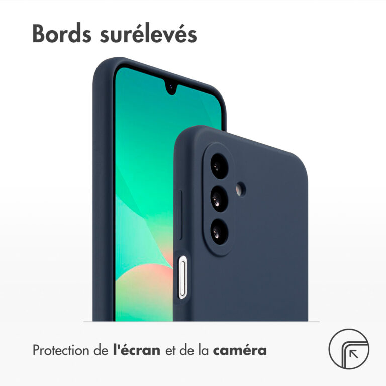 Accezz Liquid Silicone Backcover Samsung Galaxy A26 - Donkerblauw - Afbeelding 6