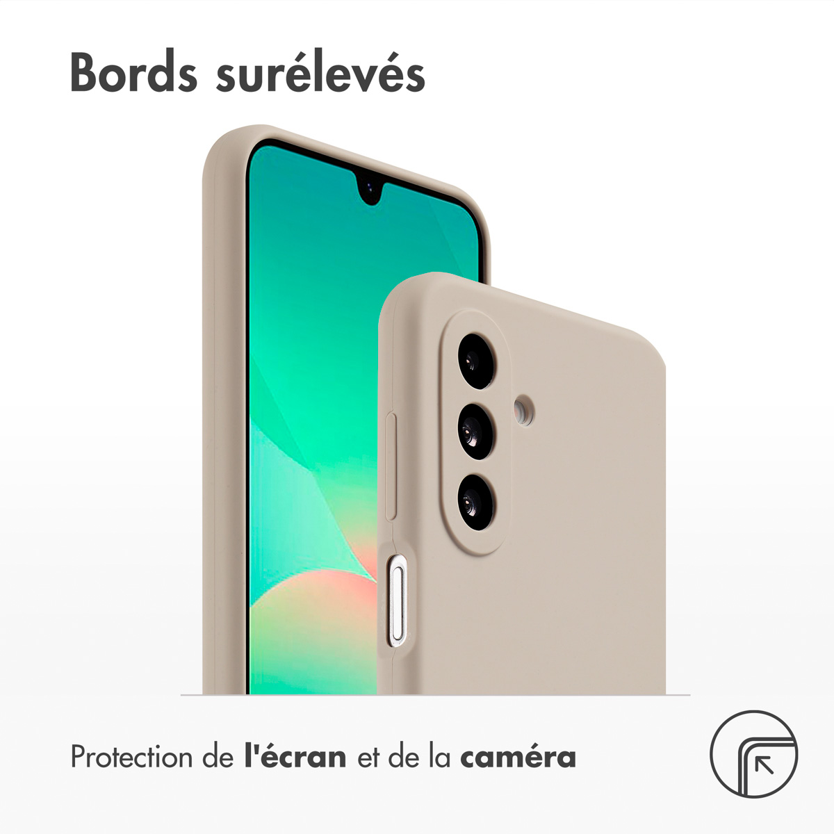 Accezz Liquid Silicone Backcover Samsung Galaxy A26 - Stone - Afbeelding 6