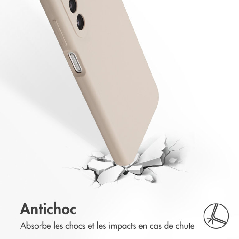 Accezz Liquid Silicone Backcover Samsung Galaxy A26 - Stone - Afbeelding 5