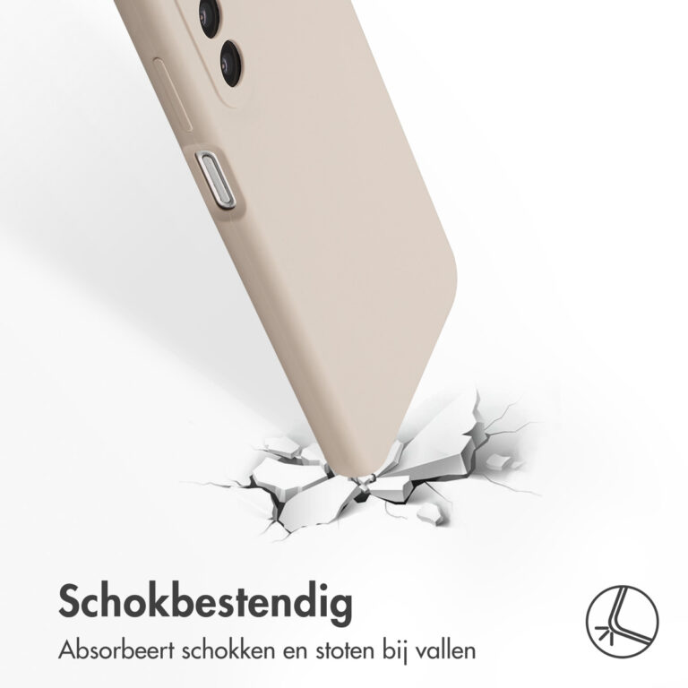 Accezz Liquid Silicone Backcover Samsung Galaxy A26 - Stone - Afbeelding 2