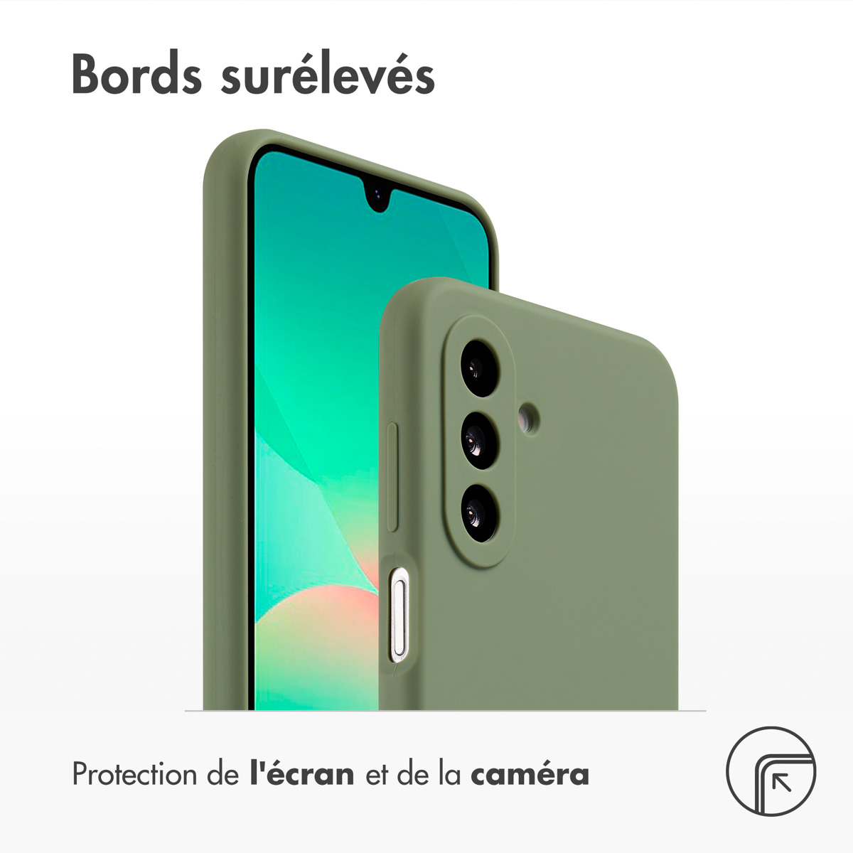 Accezz Liquid Silicone Backcover Samsung Galaxy A26 - Groen - Afbeelding 10